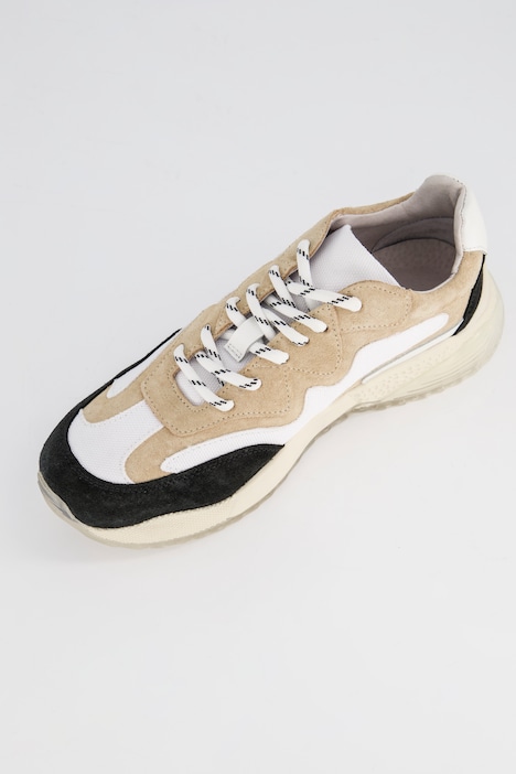 Leder-Sneaker, Chunky-Look, Wechselfußbett, Weite H