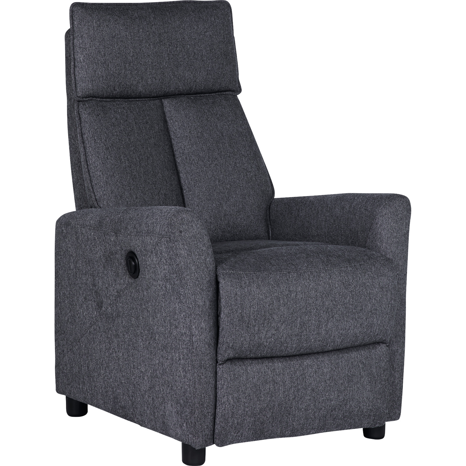 Relaxsessel Thor Microfaser graphit, elektrische Relaxfunktion
