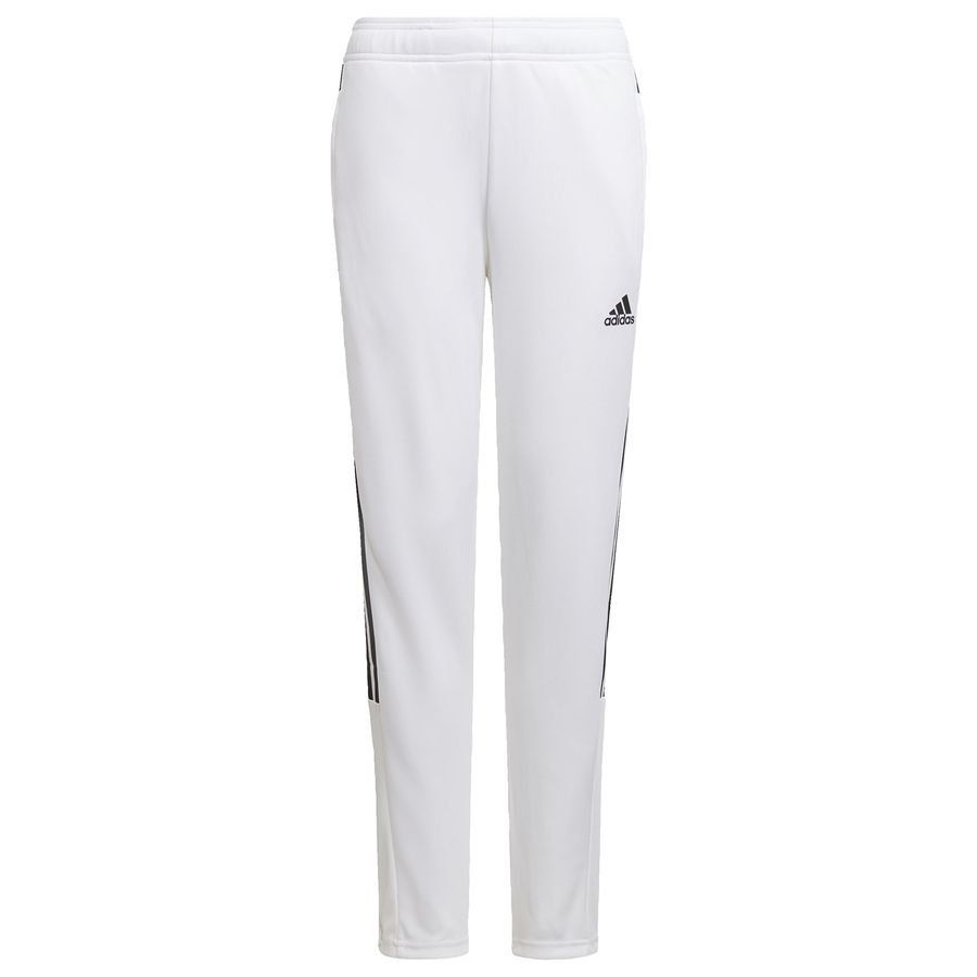 adidas Tiro Bas de Survêtement - Blanc/Noir Enfant
