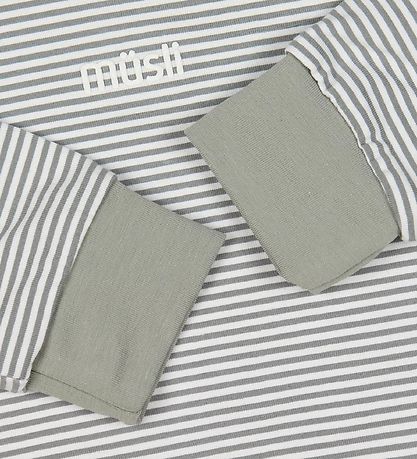 Müsli Nachthemden - Grau Gestreift
