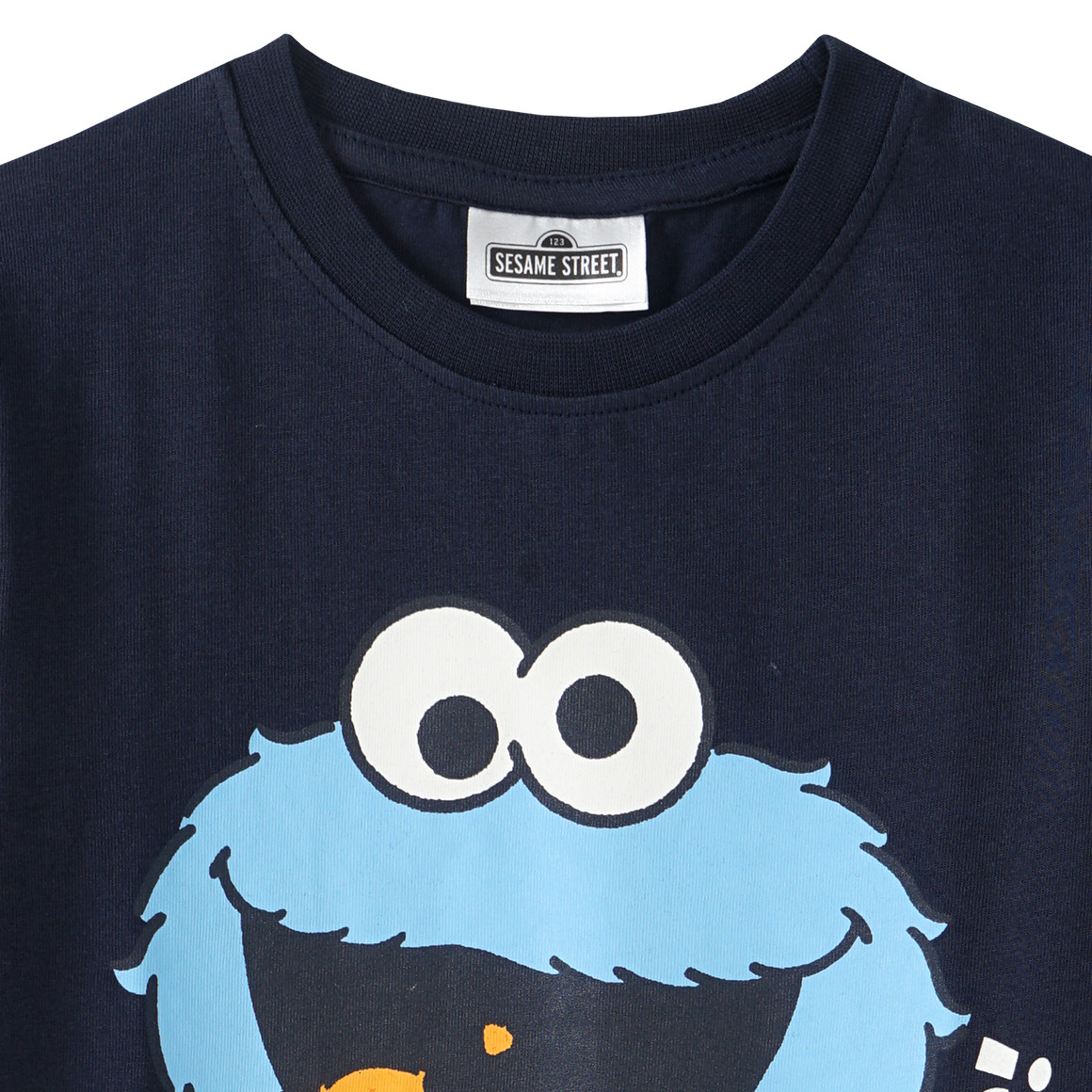 Topolino Sesamstraße T-Shirt mit Print dunkelblau