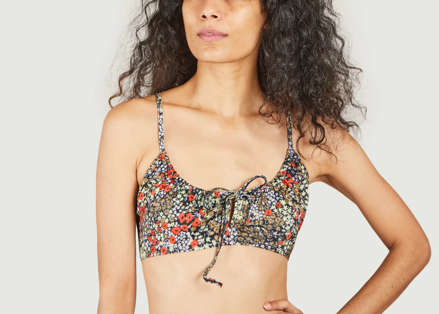 Haut de bikini imprimé fleuri Tilda Samsoe Samsoe