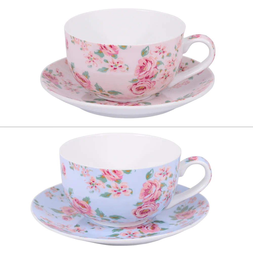 Coffret de 2 déjeuners et sous-tasses Lucy Table passion