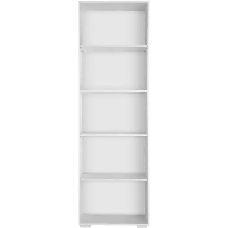 tectake Boekenrek Lexi 5 vakken 60x30x190cm, Wit