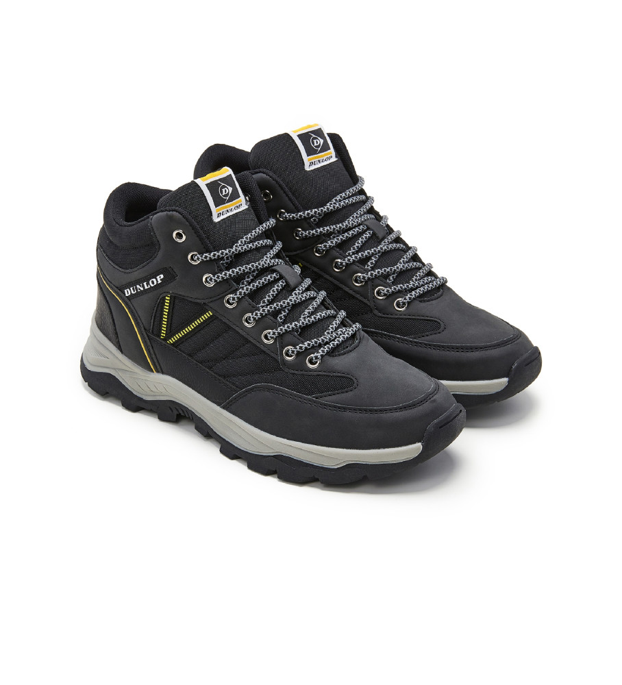 Tênis Dunlop estilo bota para atividades ao ar livre, preto