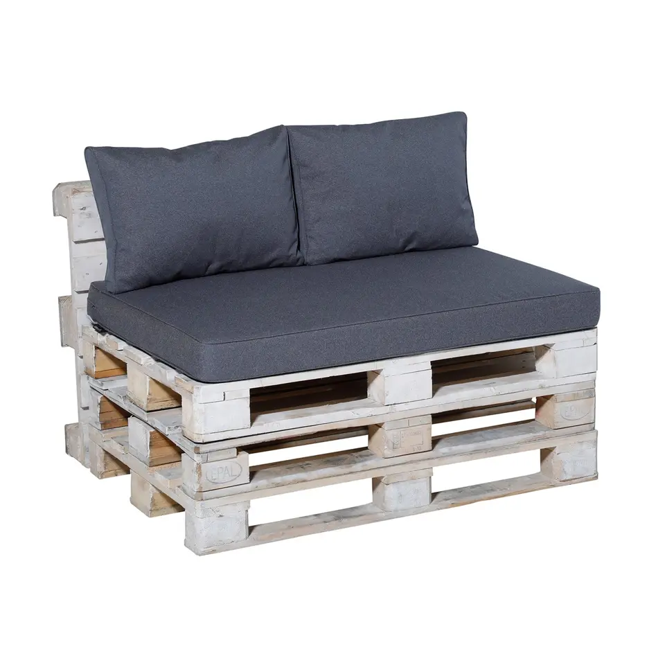 Madison - Lounge Zitkussen Manchester denim grey - Ca. 120x80 cm