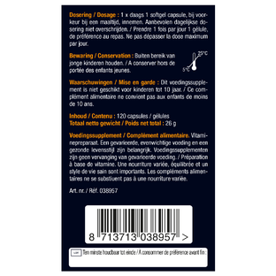 Lucovitaal Vitamine D3 25mcg Capsules 120CP