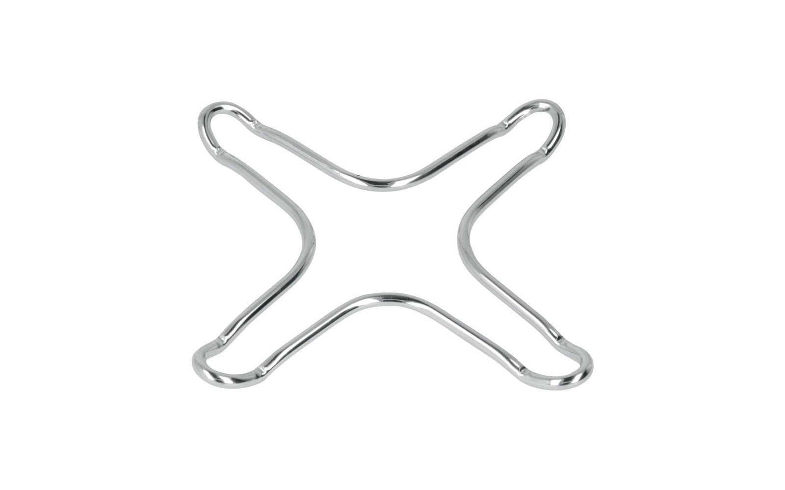 METALTEX - Gasherd-Aufsatz verchromt, 2 Stück