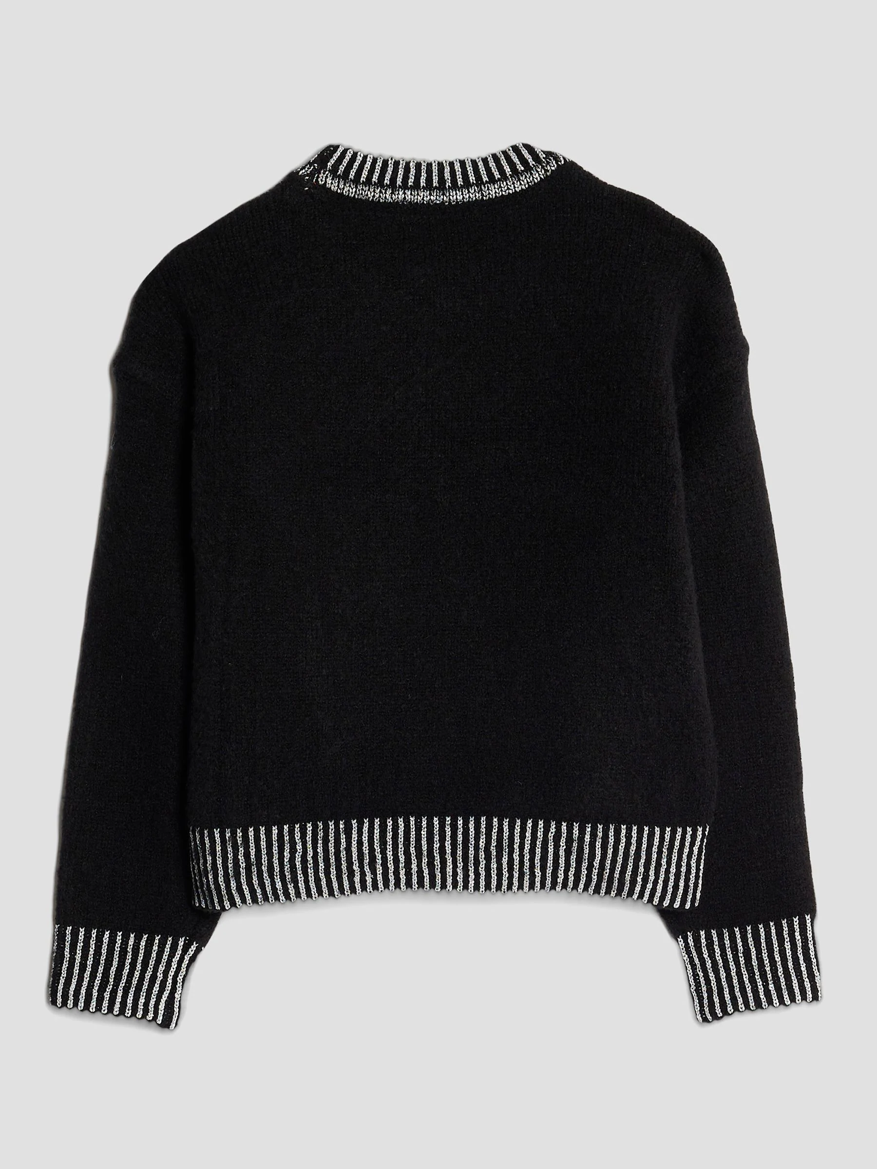 River Island OG Sequin Lips Christmas Jumper