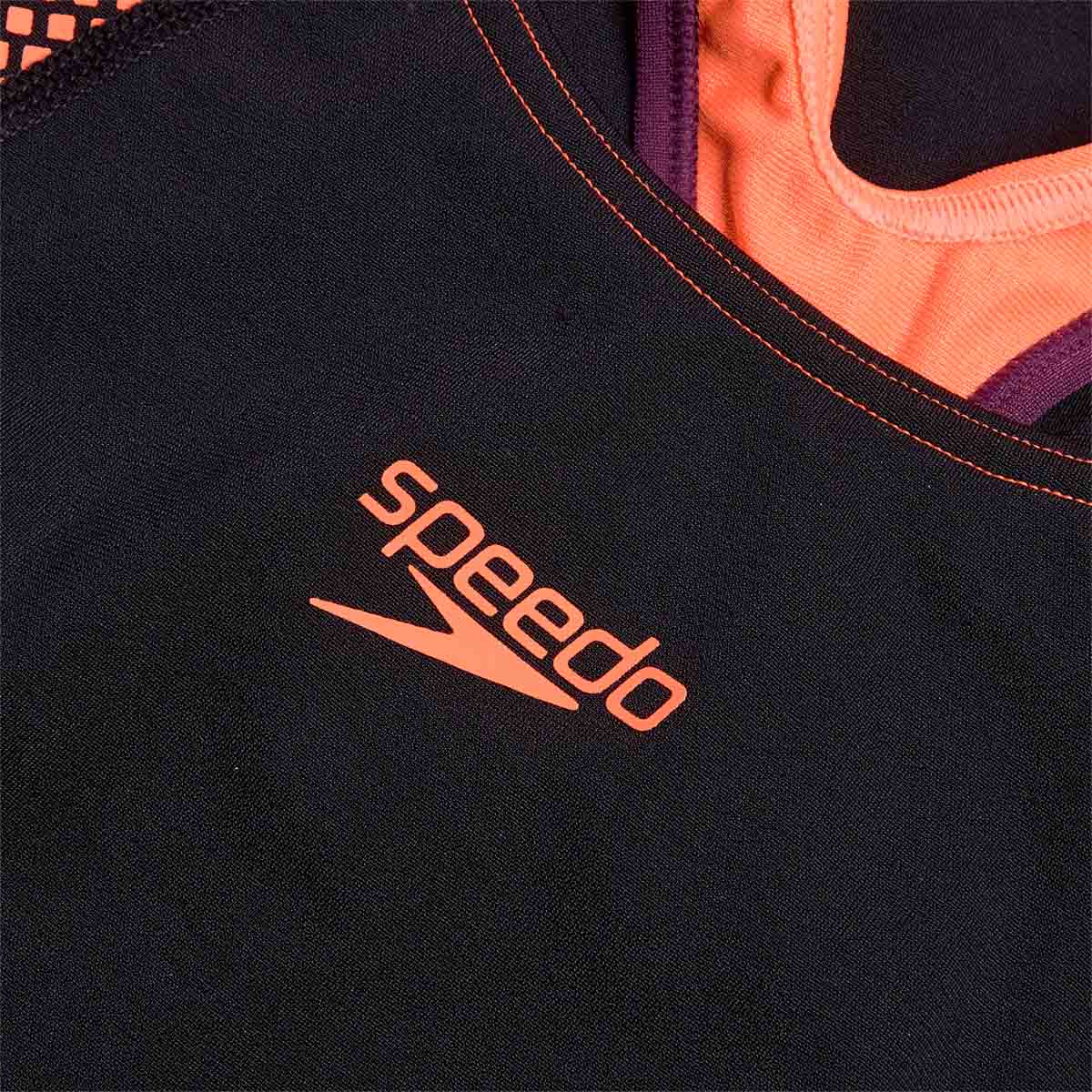 Speedo Placement Laneback Badedragt Dame