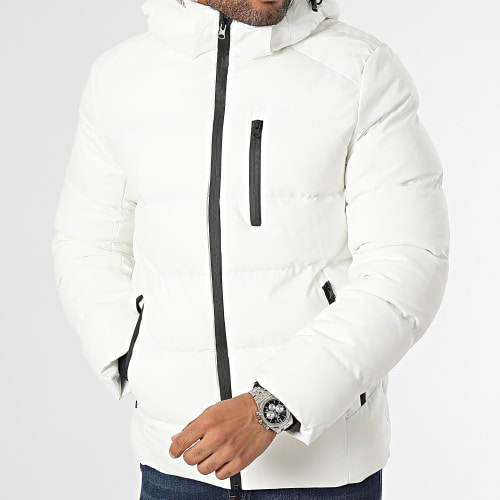 Doudoune Capuche Blanc