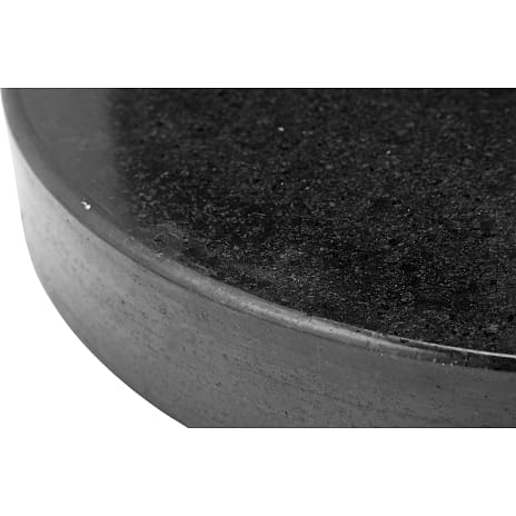 Rund Frenso parasolfod sort granit - 40 kg