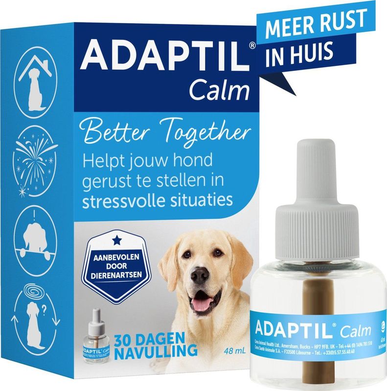 Adaptil Antistressmiddel - Navulling - 48 ml