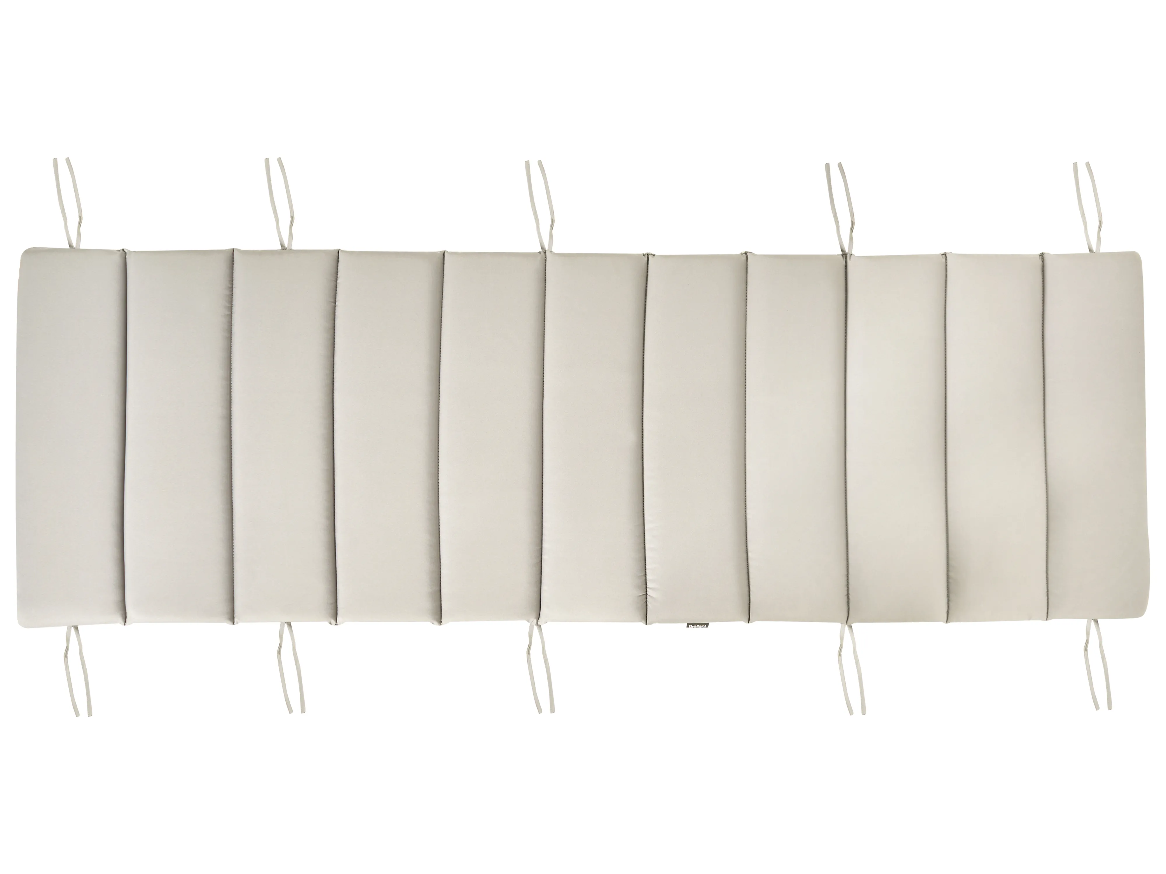 Kussen voor ligstoel BRESCIA PREMIUM 180 x 60 cm Taupe