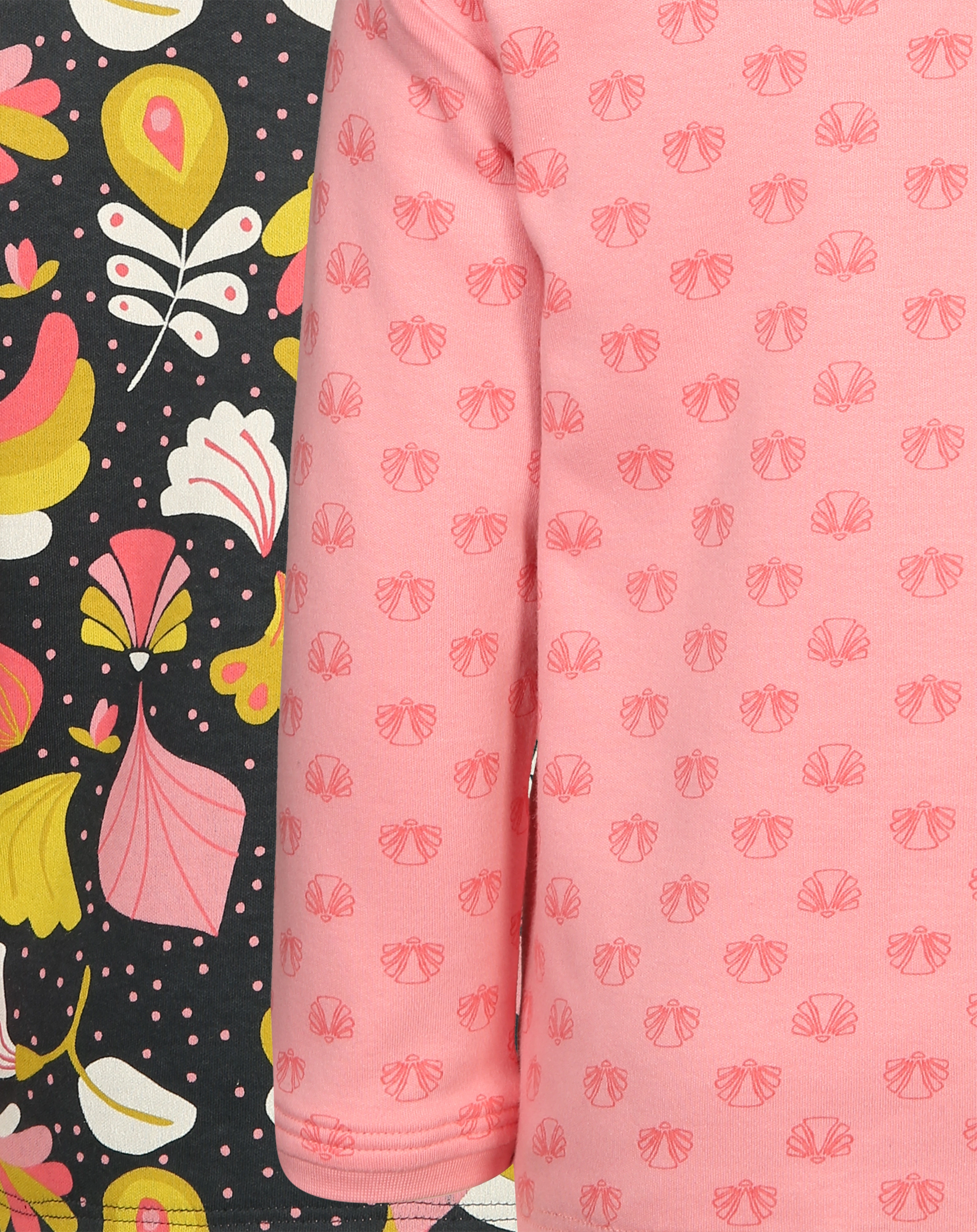 Wende-Sweatshirt SCHWAN - MINI in anthrazit/rosa