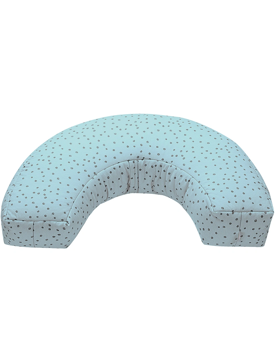 Stillkissen mit Bezug DANCING DOTS in blue pearl