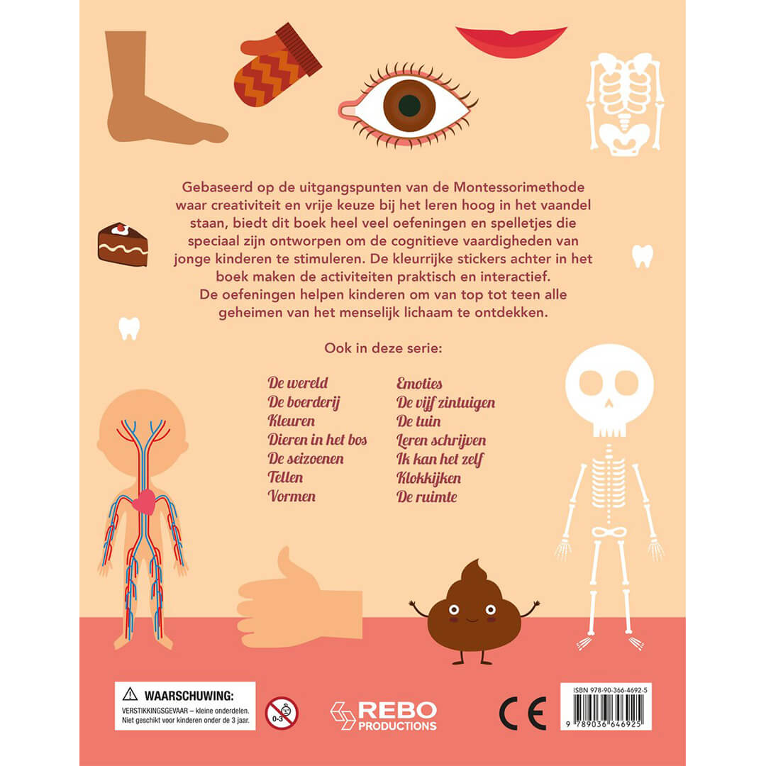 Mijn leukste oefenboek - het menselijk lichaam