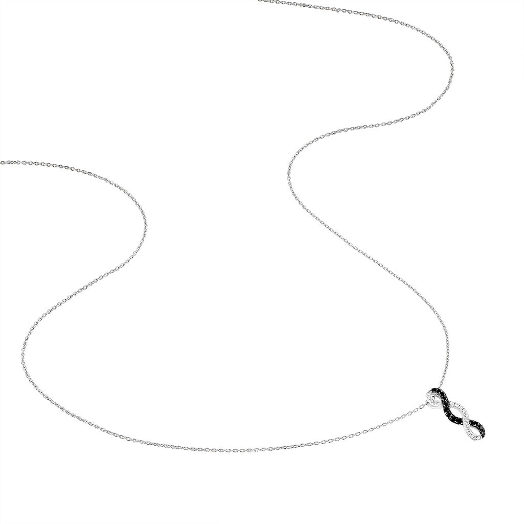 Collier Lilybeth Or Blanc Diamant