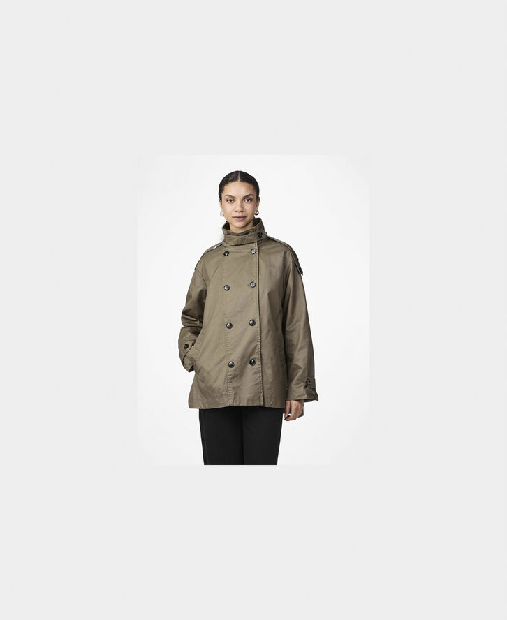 YAS YASPARK SHORT PARKA COAT S. Capers