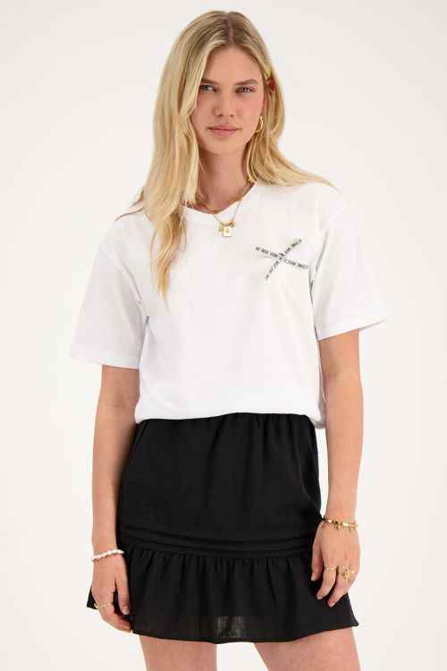 Wit T-shirt met 