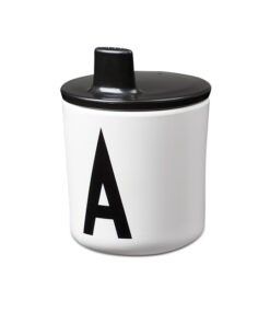 Couvercle noir  Design Letters