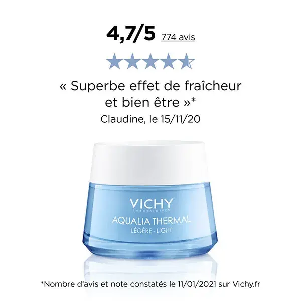 Creme Reidratante Vichy Aqualia Thermal Light 50ml