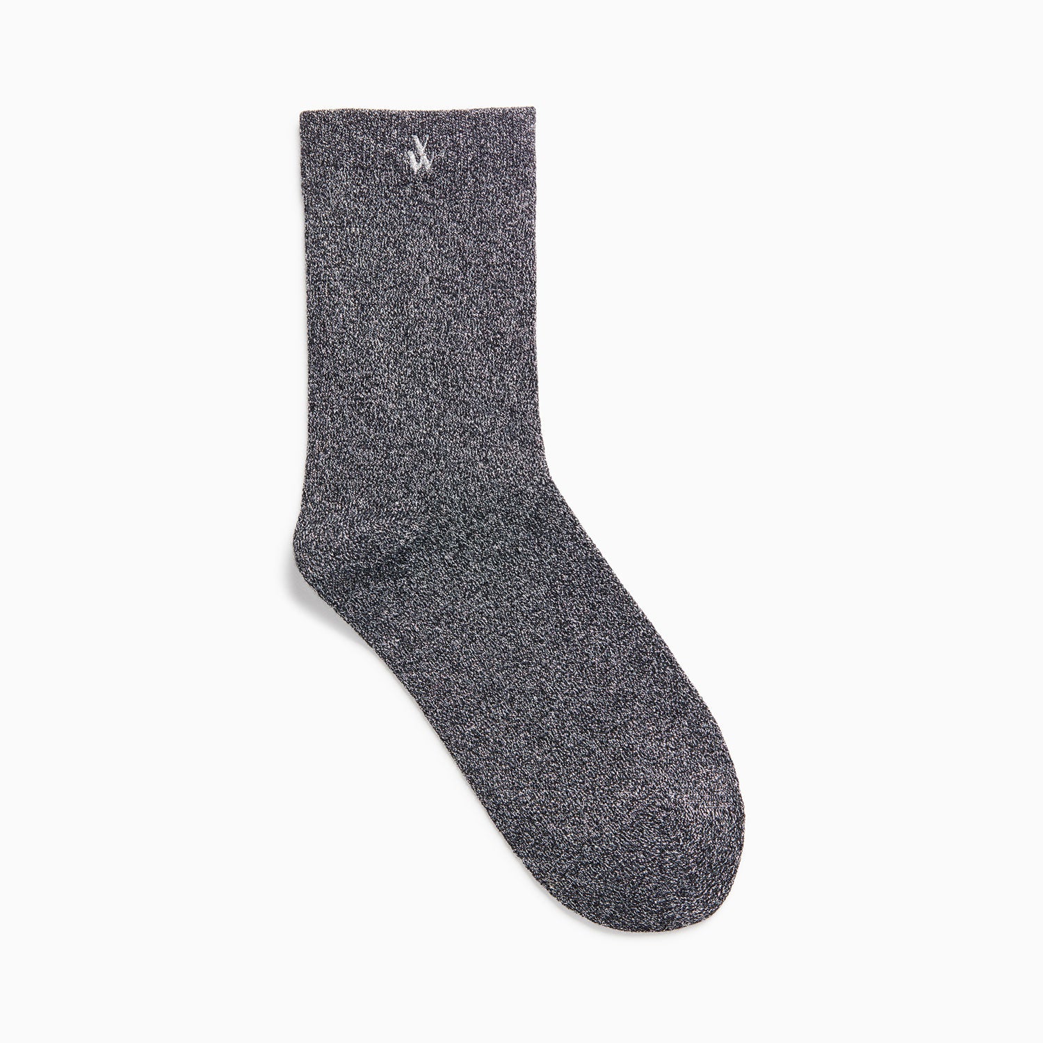 Chaussettes-Chaussettes Quinn noir et argent pailleté