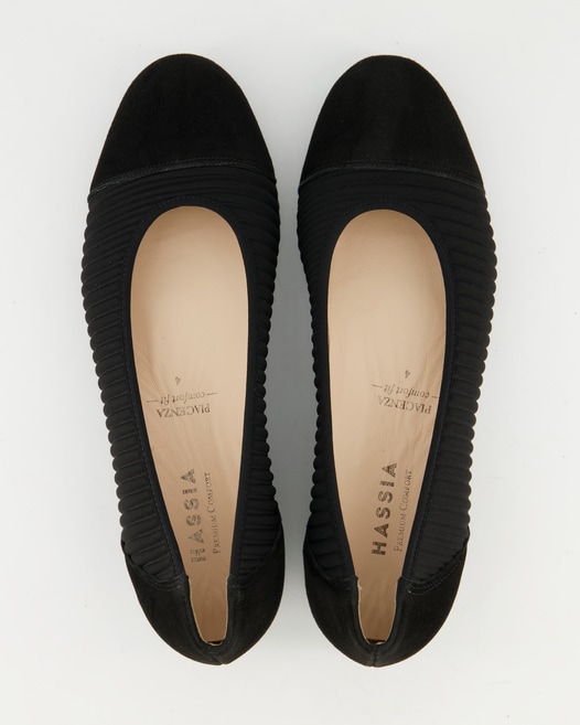 Hassia Piacenza Ballerinas in Schwarz