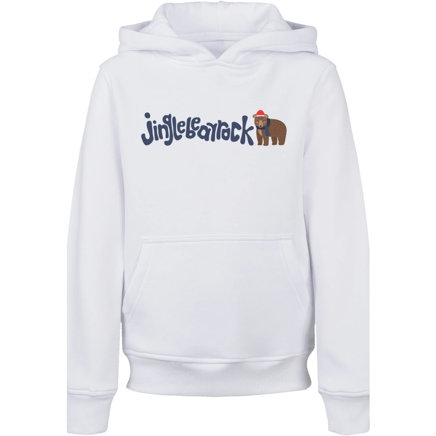 F4NT4STIC Hoodie Christmas Jingle Bear Rock weiß