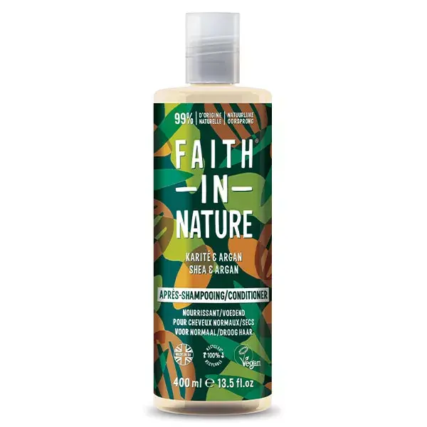 Condicionador Natural de Argan e Karité Faith In Nature 400ml