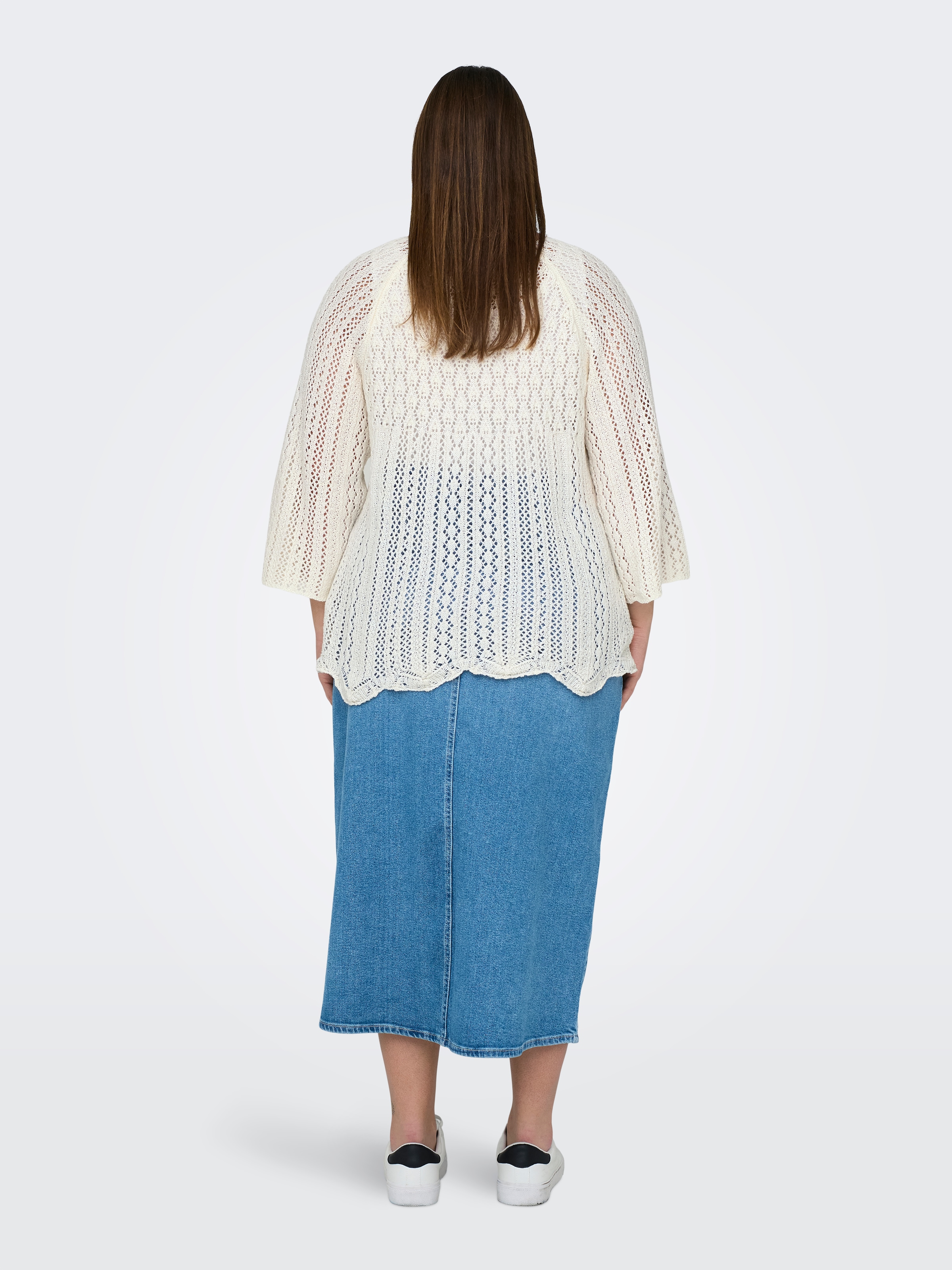 ONLY CARMAKOMA Strickpullover »CARNOLA LIFE  3/4 PULLOVER KNT NOOS«