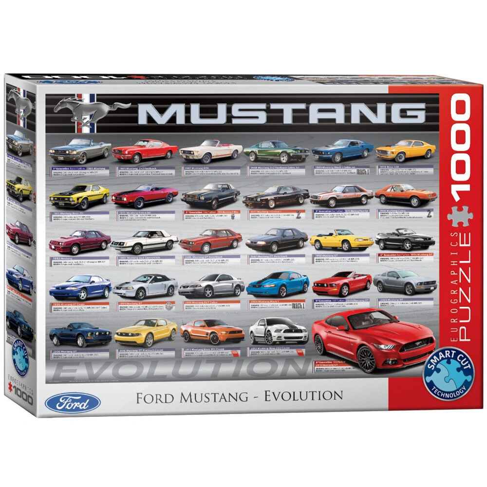 Ford Mustang Evolution (Puzzle)
