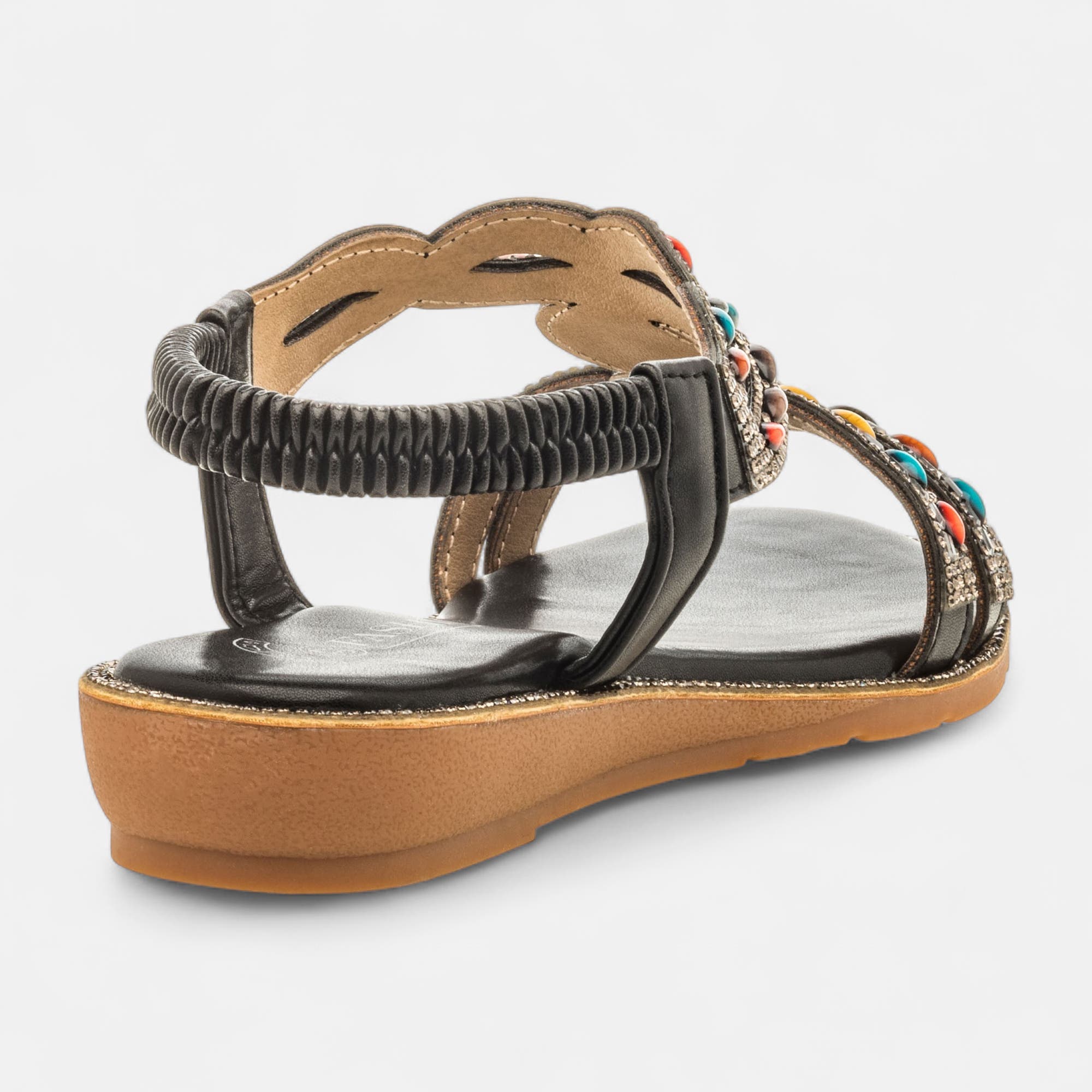Nu-pieds Femme noir