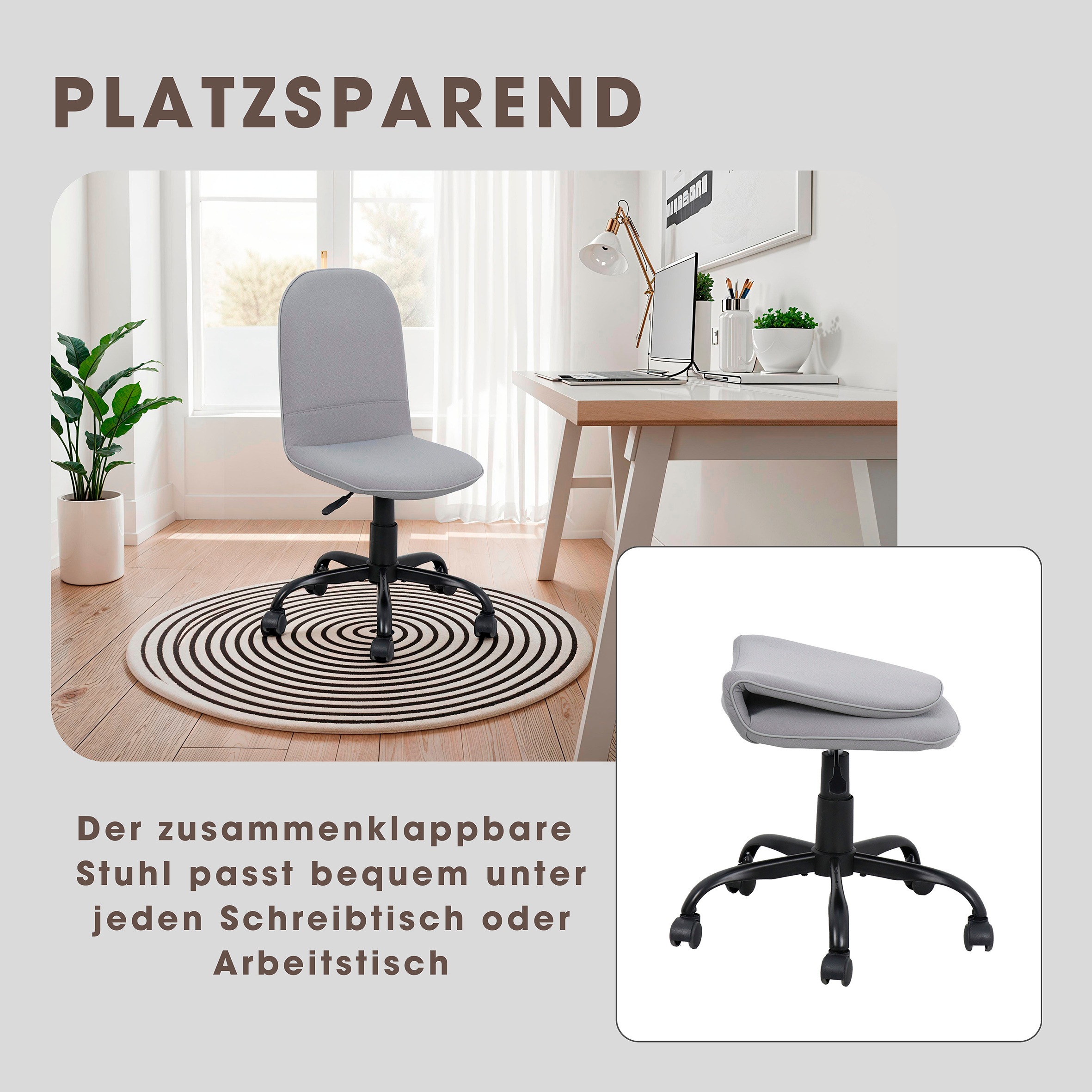 byLIVING Bürostuhl »Trolly« () 1 Stk.moderner Kinderstuhl / Drehstuhl, clever zusammenklappbar