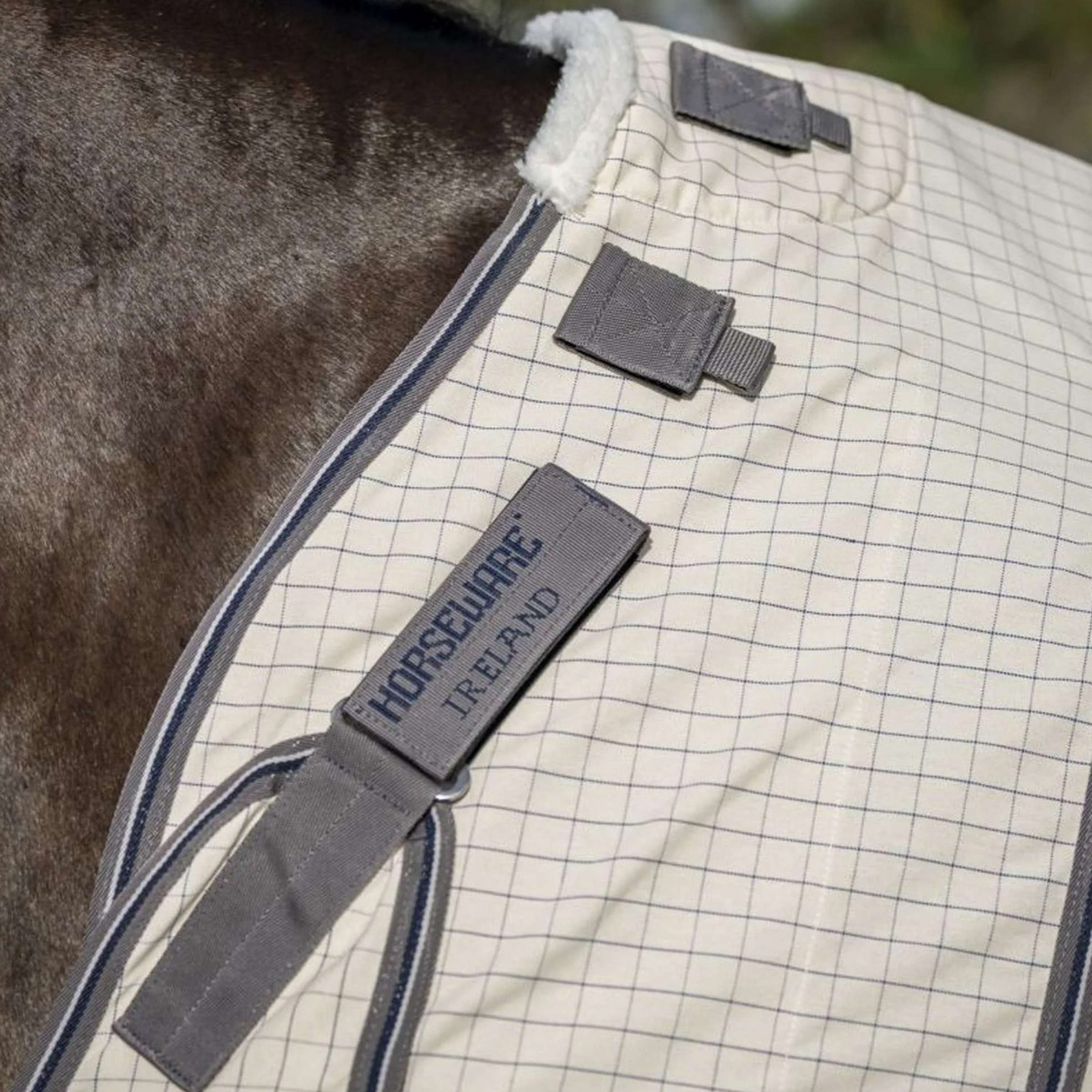 Rambo Optimo Supreme Summer Sheet Plus Navy check/Thunderstorm Grey/Si