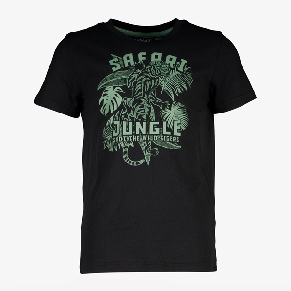 Unsigned jongens T-shirt met lichtgroene opdruk