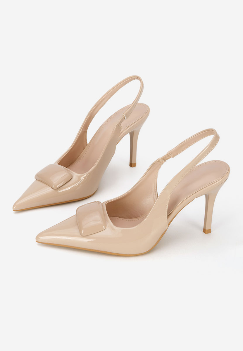 Chaussures slingback beige Zoraia