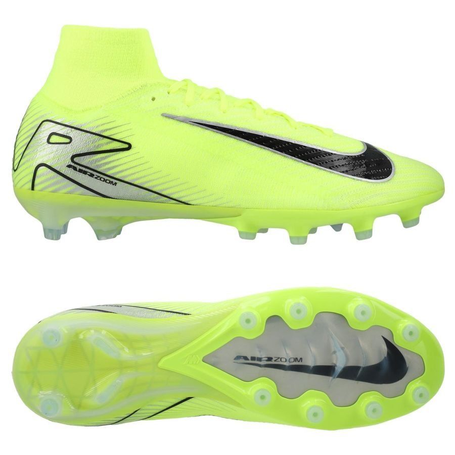 Nike Air Zoom Mercurial Superfly 10 Elite AG-PRO Mad Voltage - Jaune Fluo/Noir