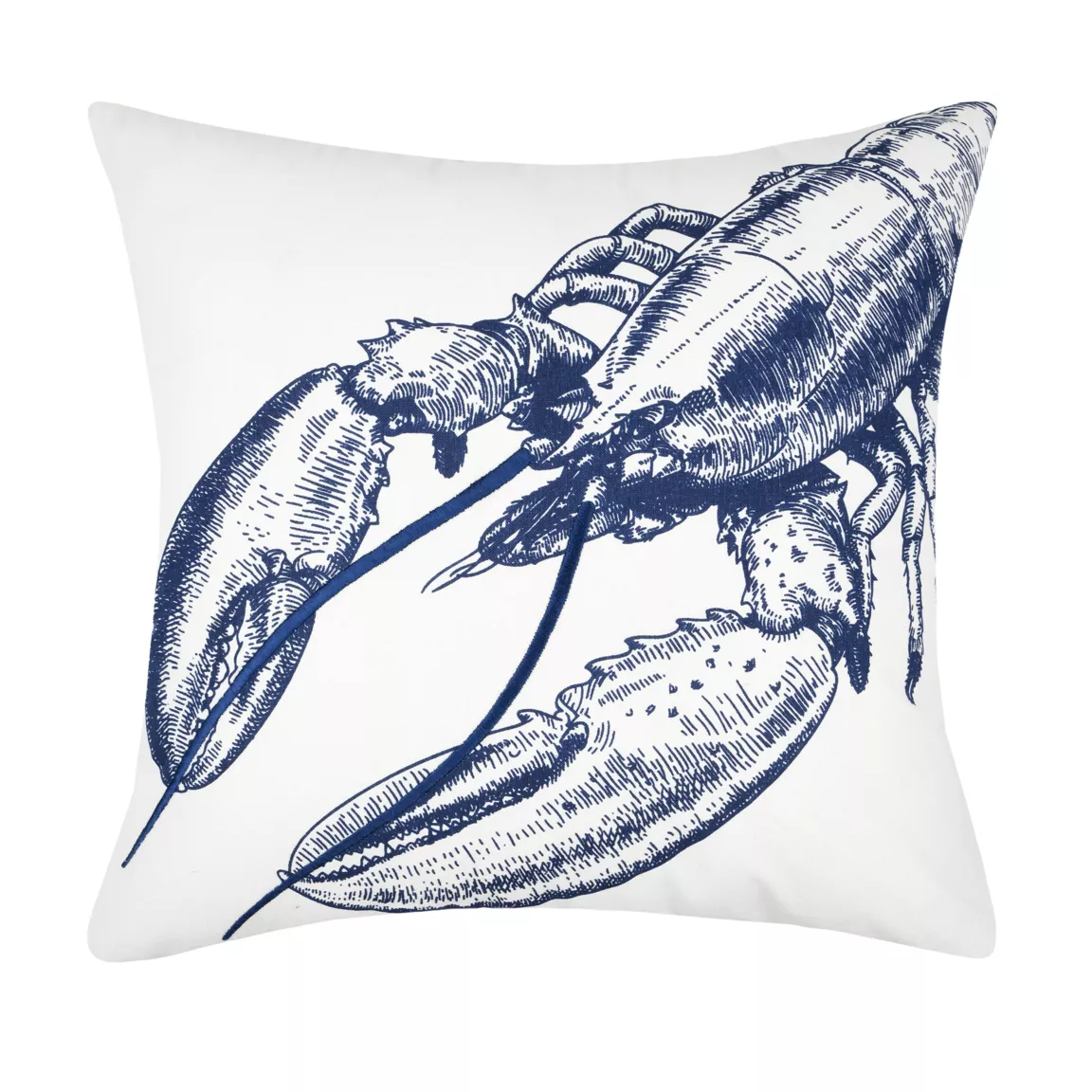 Coussin extérieur carré (45 x 45 cm) Shellfish Bleu marine