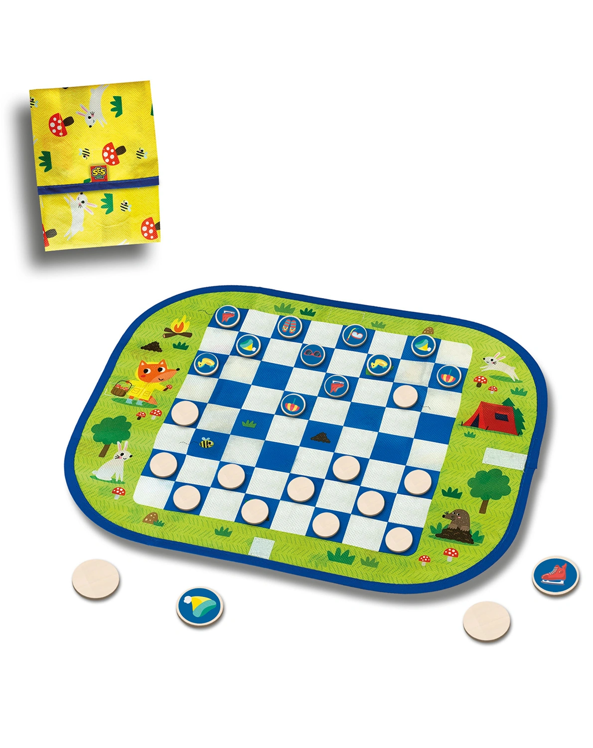 Reisespiel-Sammlung WRAP&GO - DAME-MEMO
