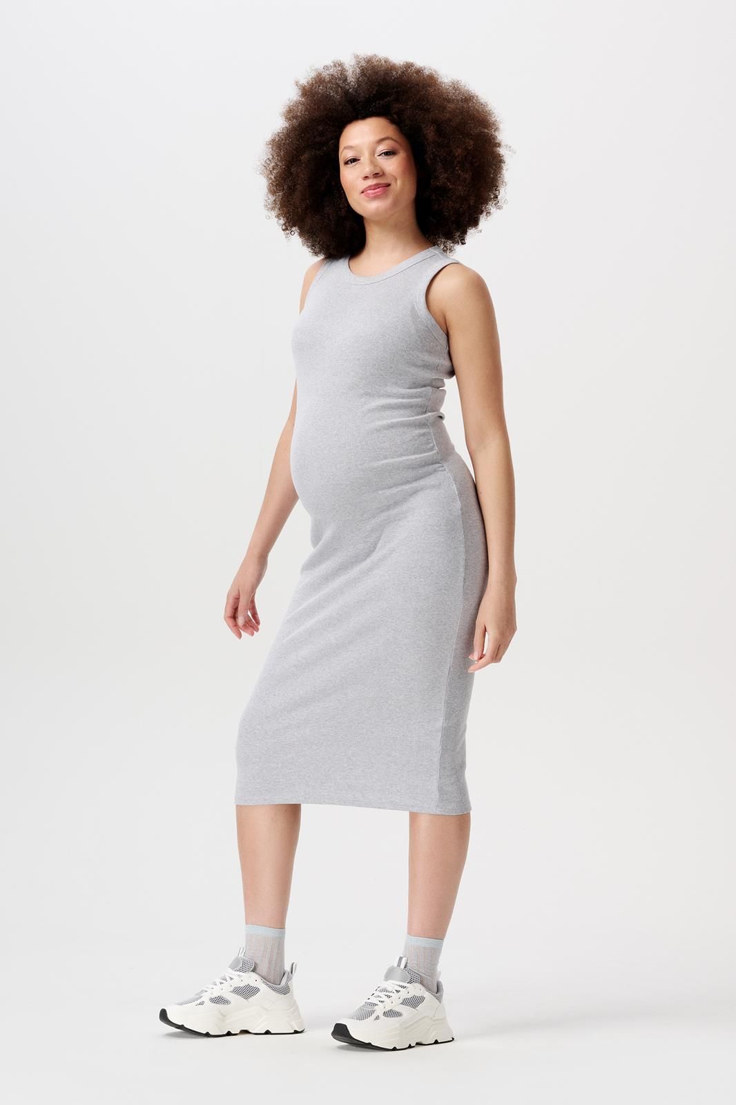Noppies Maternity Jurk Inaya - Grey Melange