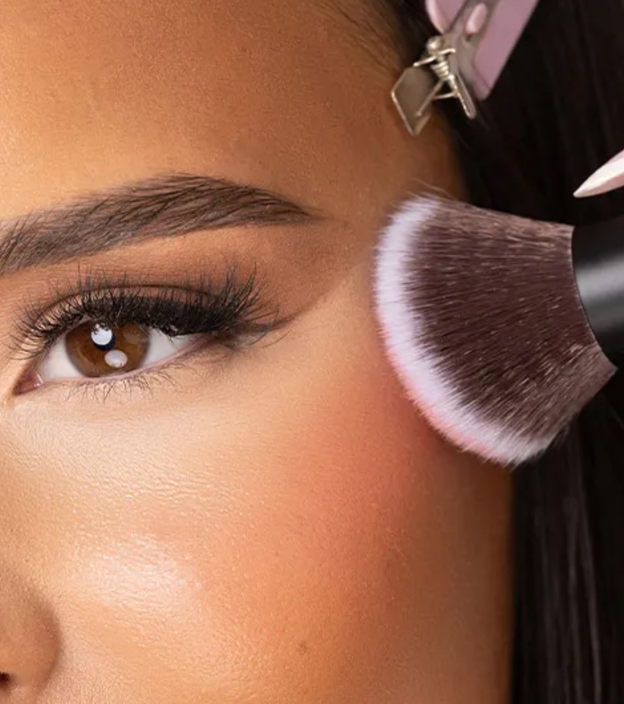 Brushworks - Pincel de Blush Angular - Nº 7