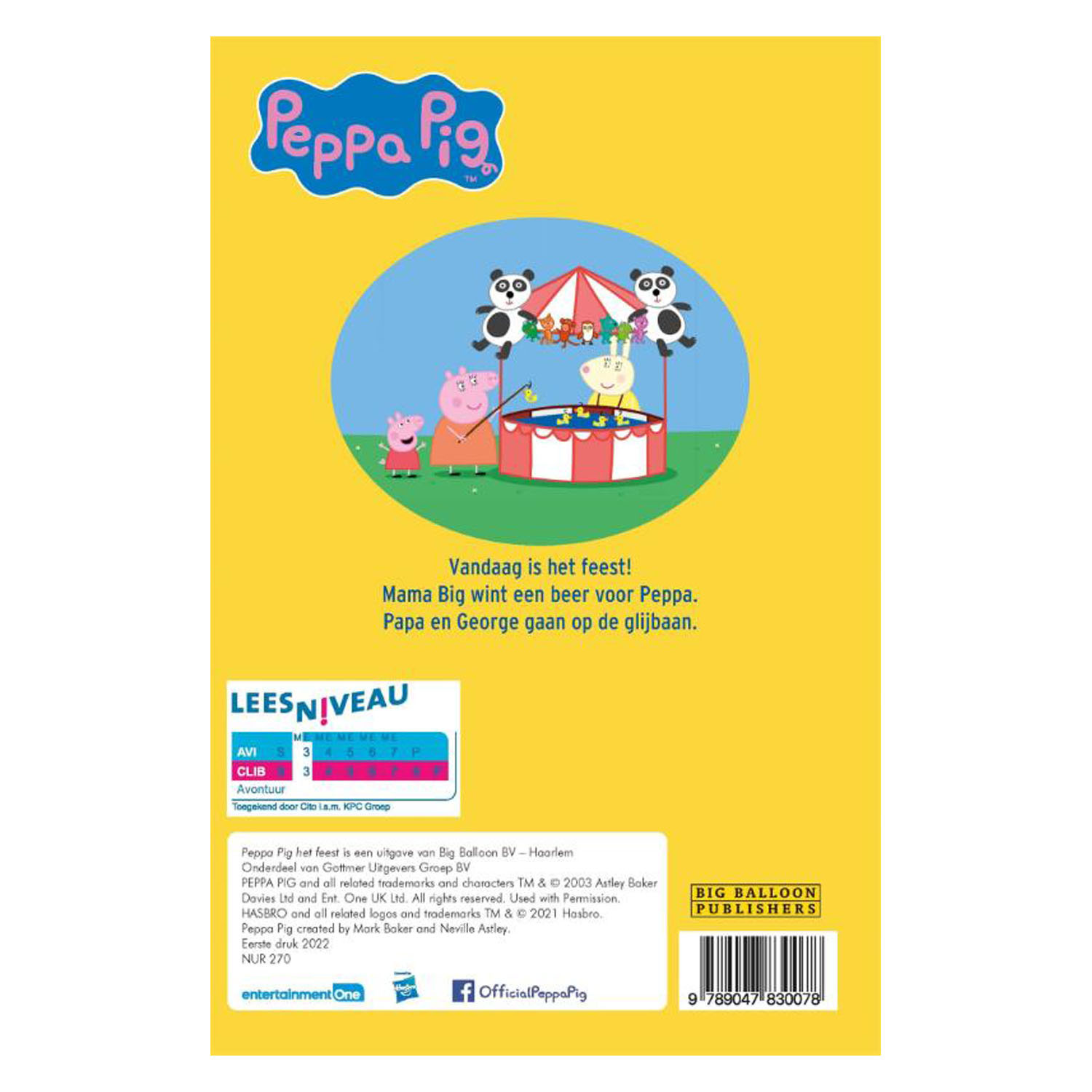 Peppa Pig, het feest - Ik leer lezen! AVI-M3
