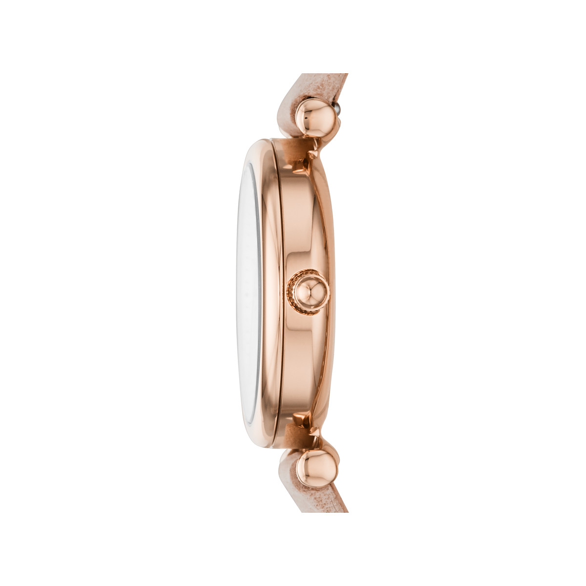Montre FOSSIL femme acier doré rose bracelet cuir rose