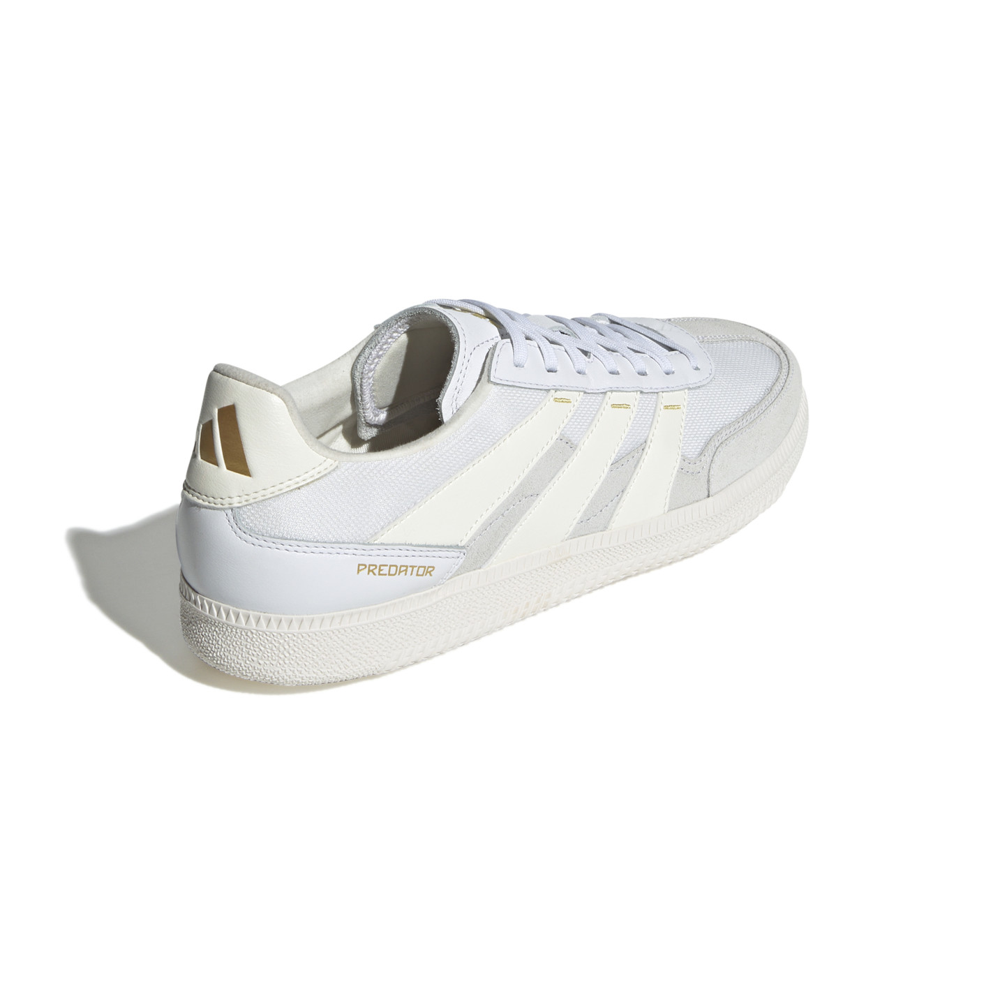 Adidas Predator Freestyle Zaalvoetbalschoenen (IN) Wit Lichtgrijs Goud