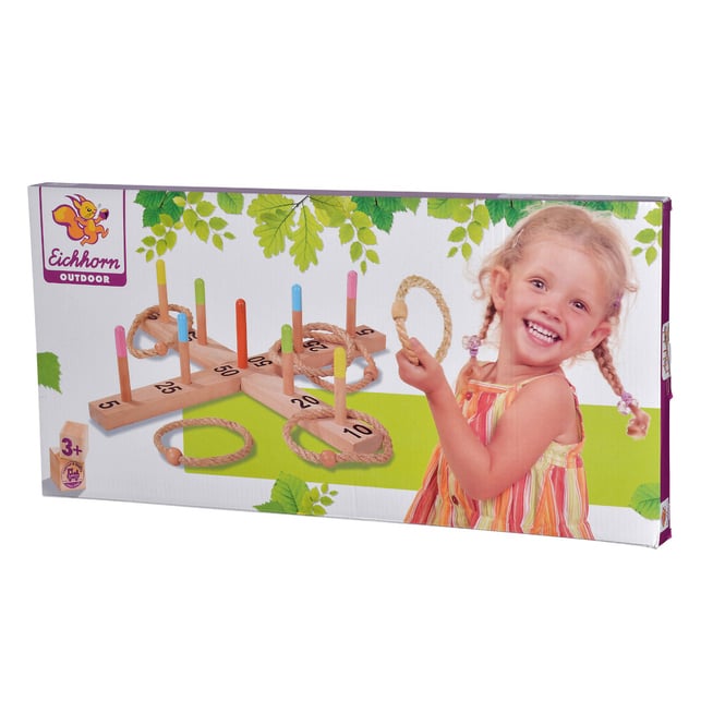 Ringwurfspiel aus Holz