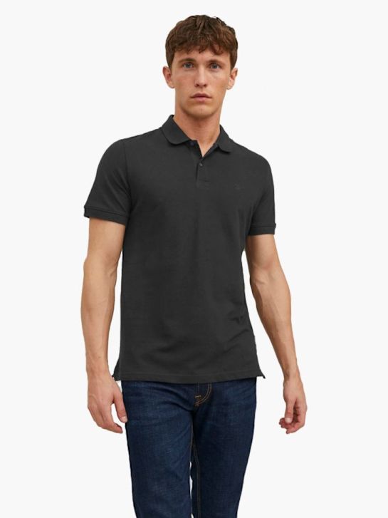 JACK & JONES Polo-Shirt Schwarz