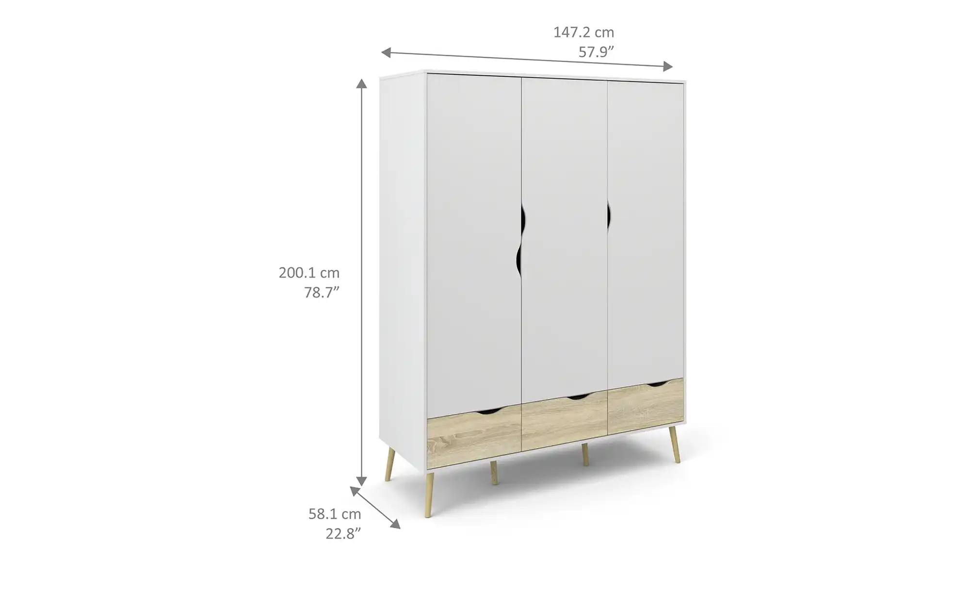 Kleiderschrank Ogna