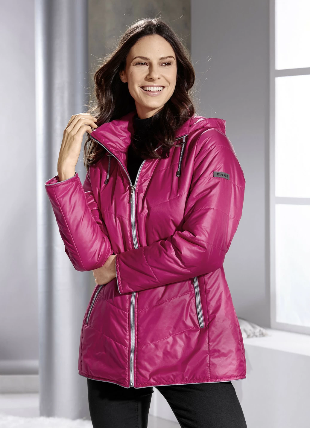 Jacke mit Reißverschlusstaschen