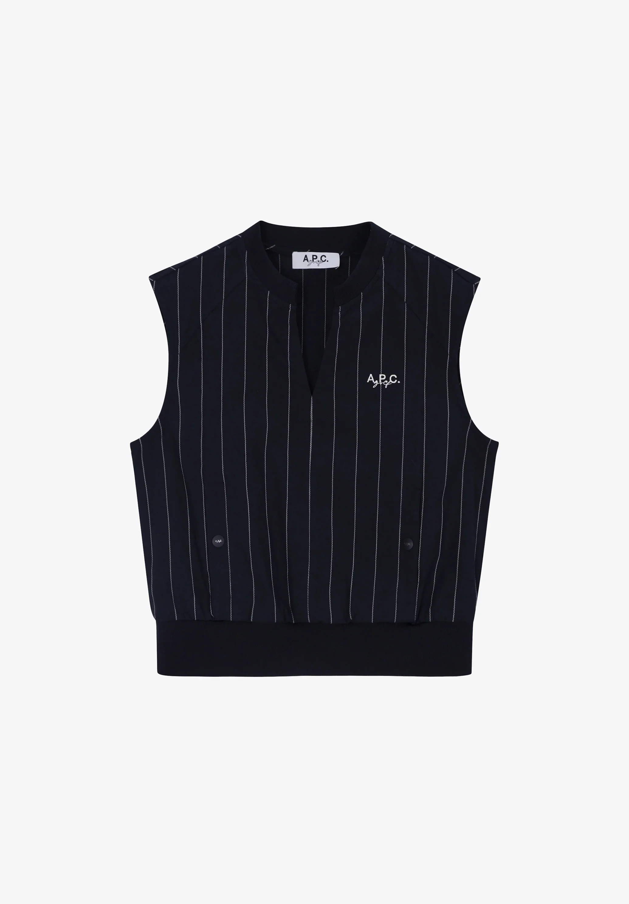 Top sans manches A.P.C. Golf - Marine